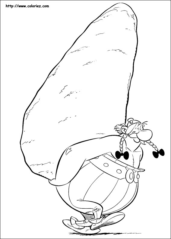 Coloriage Asterix et Obelix #24395 (Dessins Animés) – Dessin à colorier