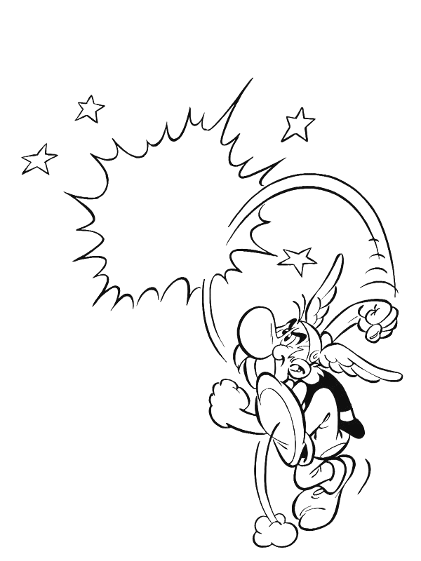 Dessin à colorier: Asterix et Obelix (Dessins Animés) #24411 - Coloriages à Imprimer Gratuits