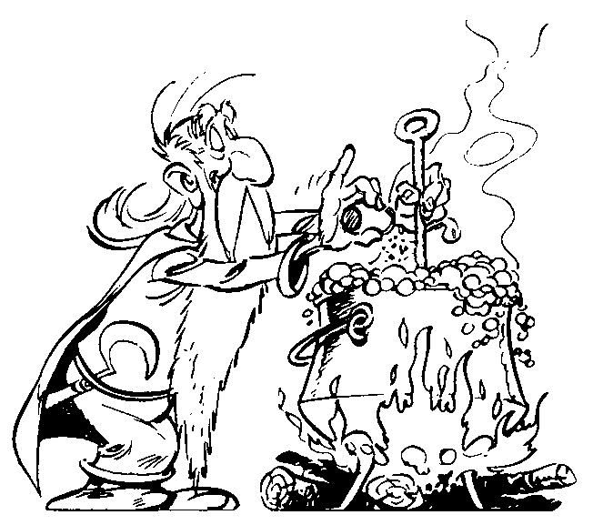 Dessin à colorier: Asterix et Obelix (Dessins Animés) #24488 - Coloriages à Imprimer Gratuits