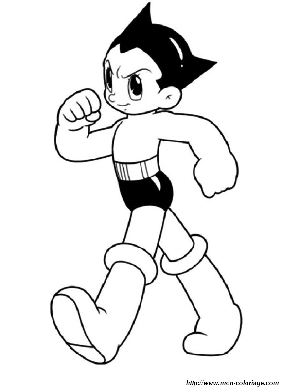 Dessin à colorier: Astroboy (Dessins Animés) #45263 - Coloriages à Imprimer Gratuits