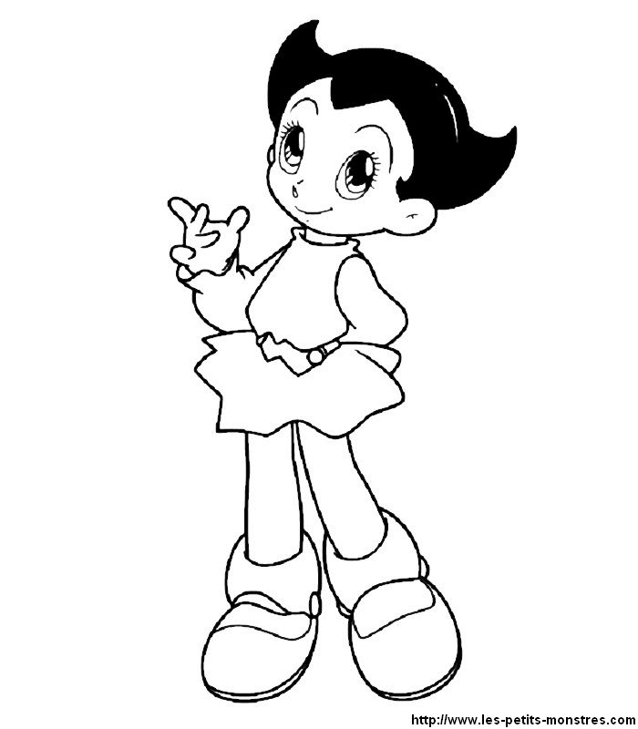 Dessin à colorier: Astroboy (Dessins Animés) #45274 - Coloriages à Imprimer Gratuits