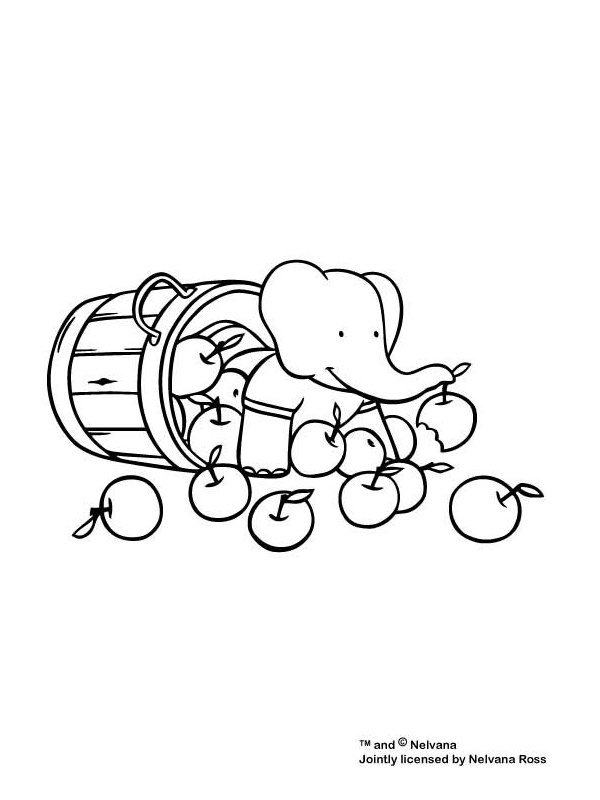 Dessin à colorier: Babar (Dessins Animés) #27890 - Coloriages à Imprimer Gratuits