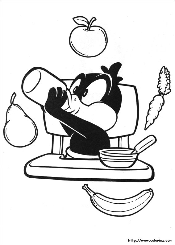 Dessin à colorier: Baby Looney Tunes (Dessins Animés) #26663 - Coloriages à Imprimer Gratuits