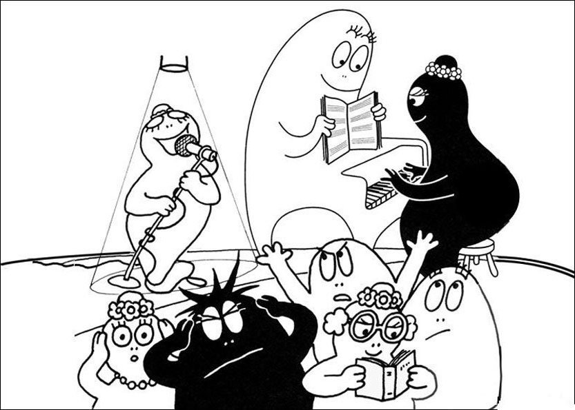 Dessin à colorier: Barbapapa (Dessins Animés) #36468 - Coloriages à Imprimer Gratuits