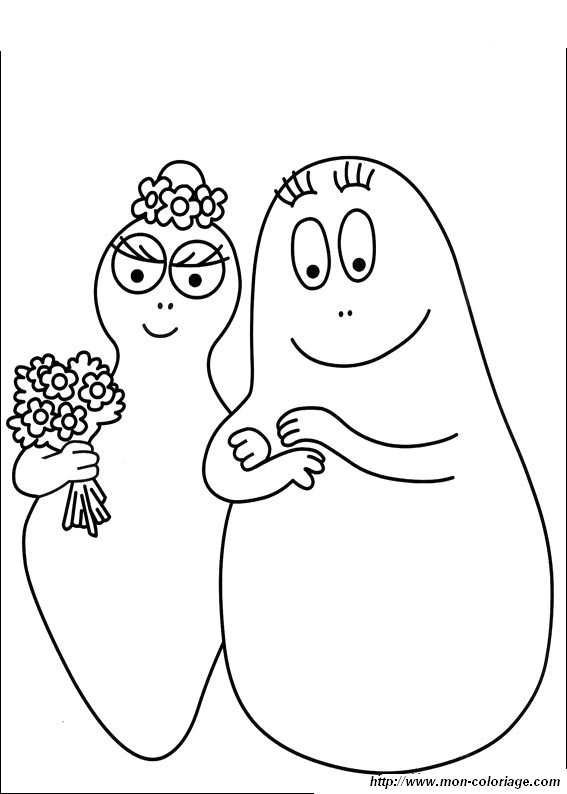 Dessin à colorier: Barbapapa (Dessins Animés) #36488 - Coloriages à Imprimer Gratuits