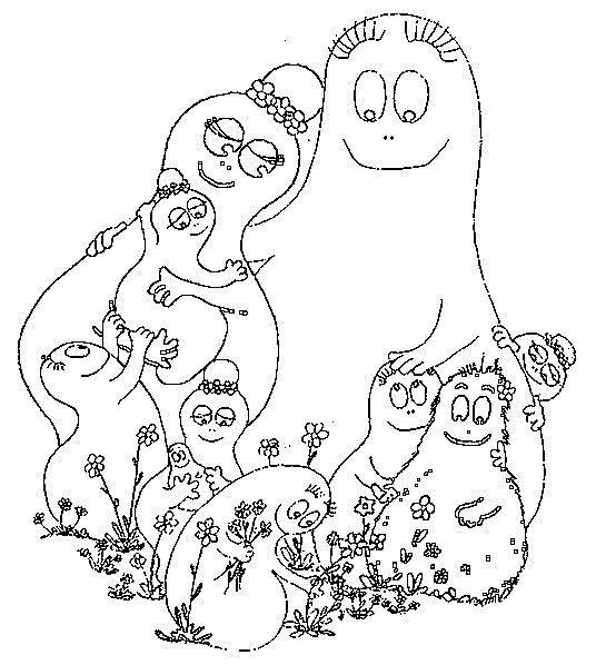 Dessin à colorier: Barbapapa (Dessins Animés) #36551 - Coloriages à Imprimer Gratuits