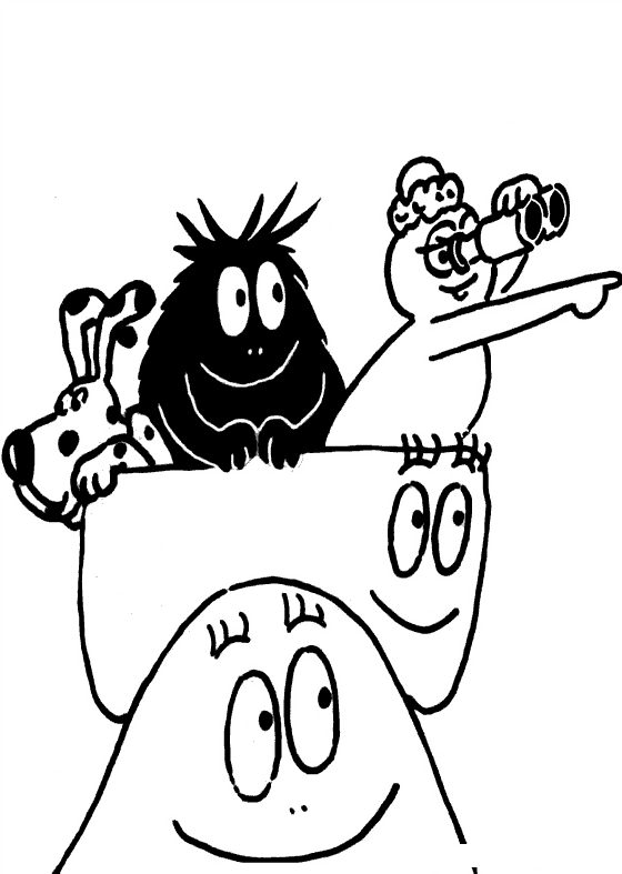 Dessin à colorier: Barbapapa (Dessins Animés) #36576 - Coloriages à Imprimer Gratuits