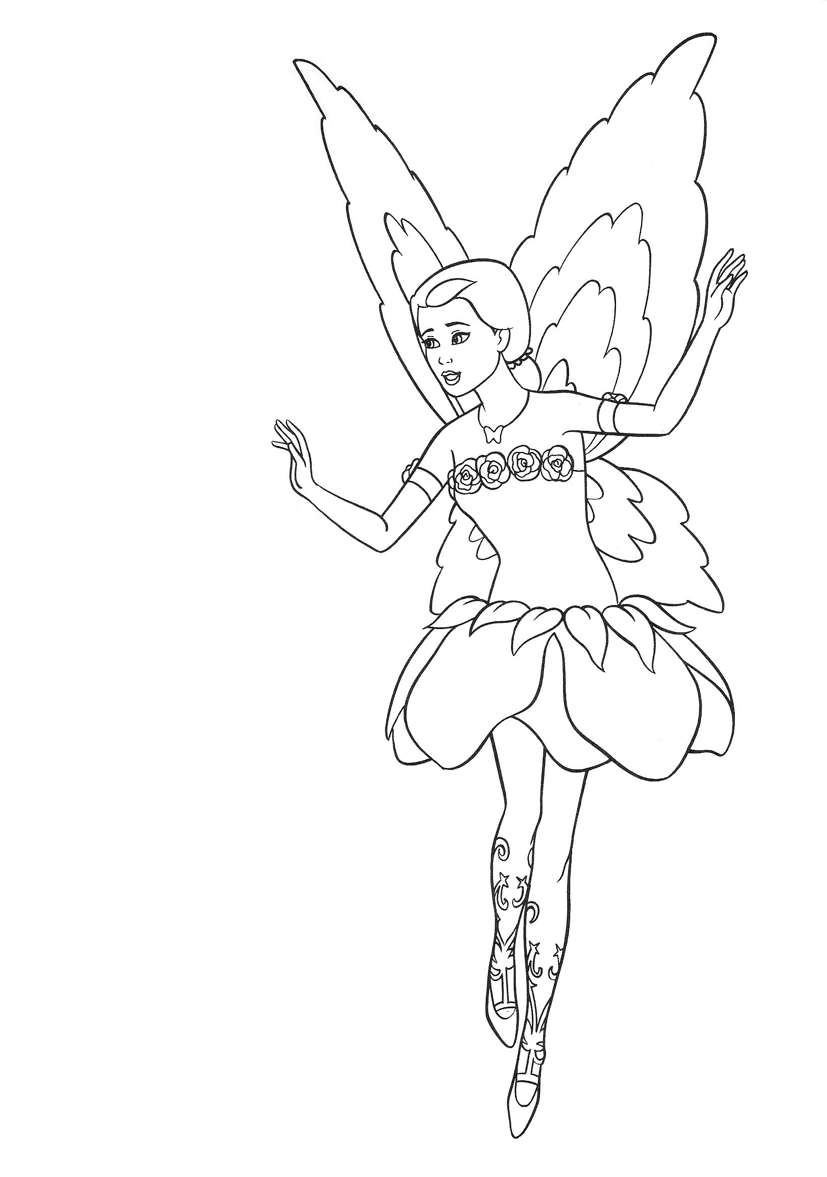 Dessin à colorier: Barbie (Dessins Animés) #27465 - Coloriages à Imprimer Gratuits