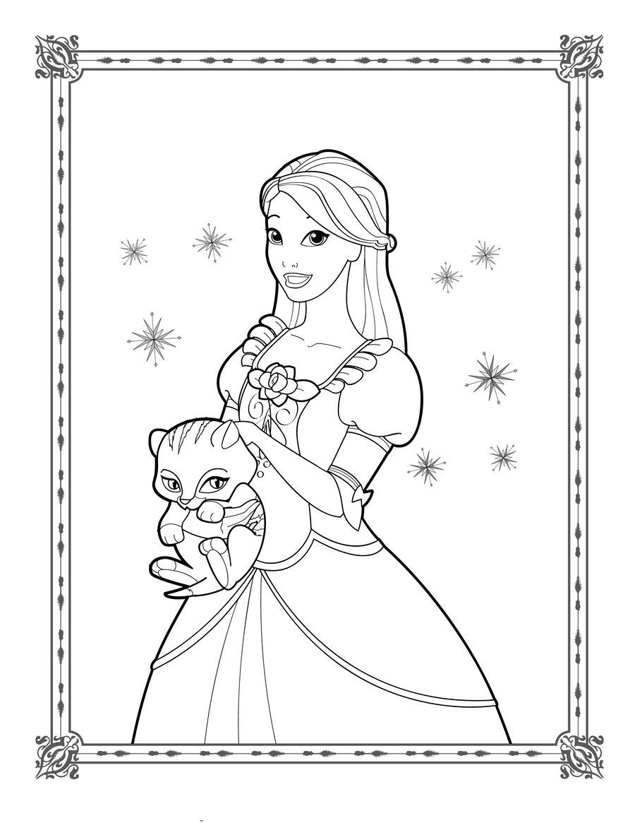 Dessin à colorier: Barbie (Dessins Animés) #27489 - Coloriages à Imprimer Gratuits