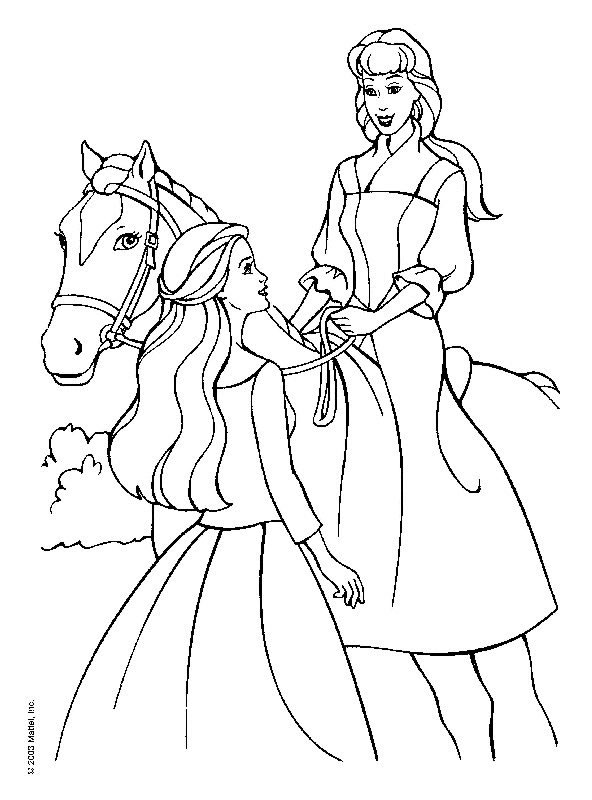 Dessin à colorier: Barbie (Dessins Animés) #27507 - Coloriages à Imprimer Gratuits