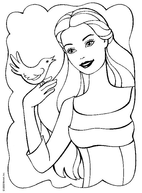 Dessin à colorier: Barbie (Dessins Animés) #27523 - Coloriages à Imprimer Gratuits