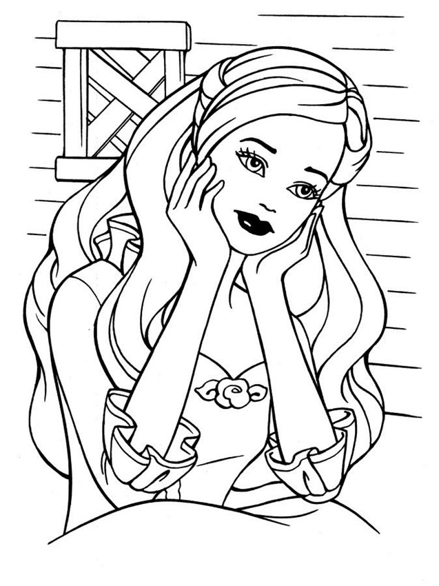 Dessin à colorier: Barbie (Dessins Animés) #27551 - Coloriages à Imprimer Gratuits