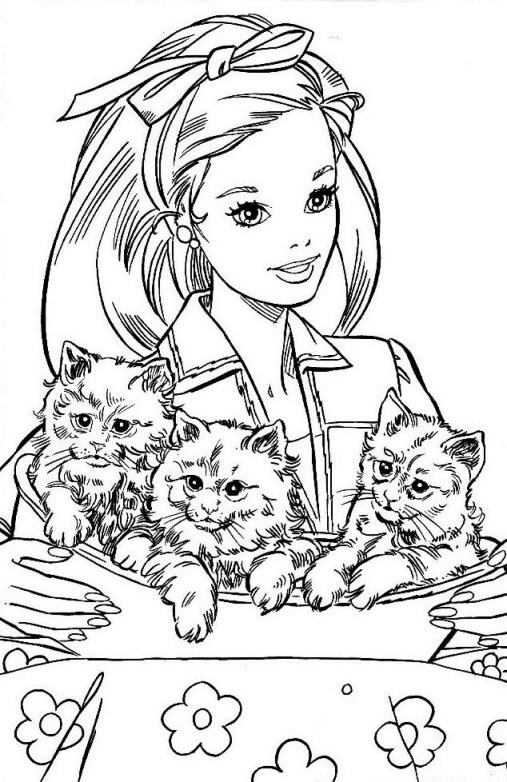 Dessin Barbie #27552 (Dessins Animés) à colorier – Coloriages à imprimer