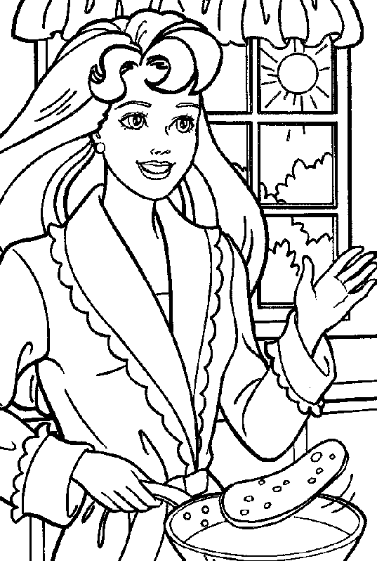 Dessin à colorier: Barbie (Dessins Animés) #27556 - Coloriages à Imprimer Gratuits