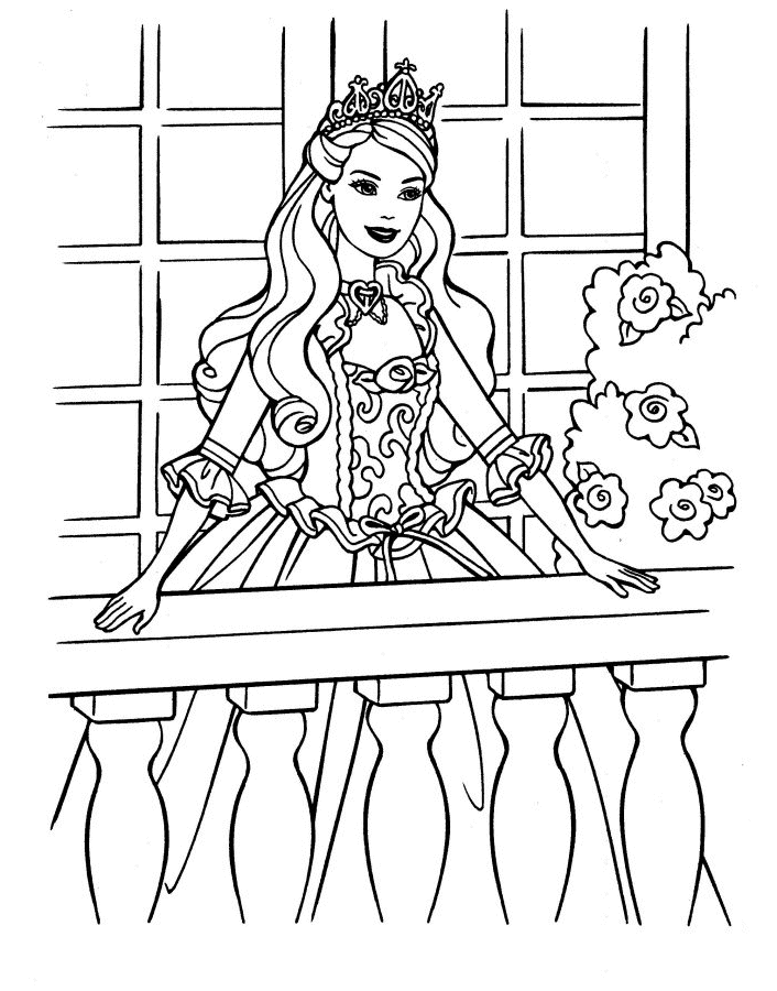 Dessin à colorier: Barbie (Dessins Animés) #27564 - Coloriages à Imprimer Gratuits