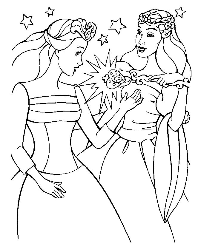 Dessin à colorier: Barbie (Dessins Animés) #27569 - Coloriages à Imprimer Gratuits