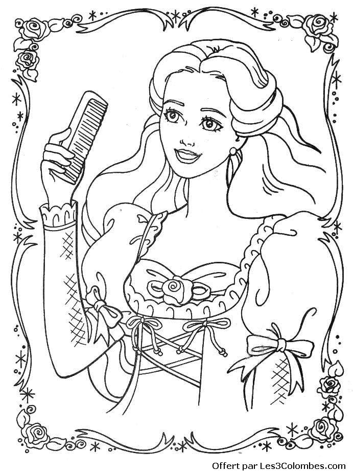 Dessin à colorier: Barbie (Dessins Animés) #27579 - Coloriages à Imprimer Gratuits