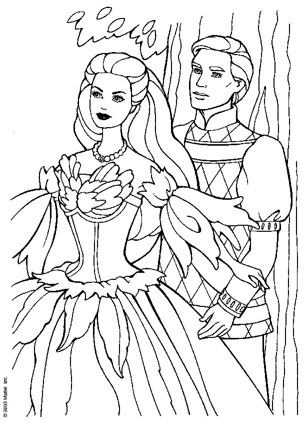 Coloriage Barbie 27608 Dessins Animes Album De Coloriages