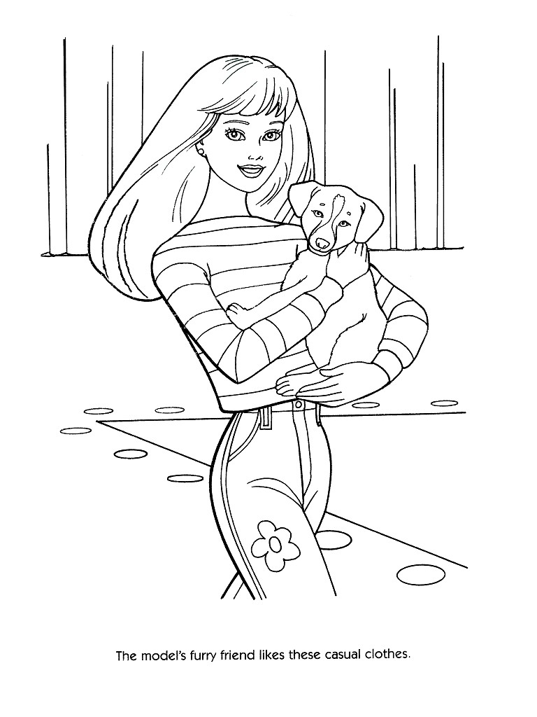 Dessin à colorier: Barbie (Dessins Animés) #27614 - Coloriages à Imprimer Gratuits