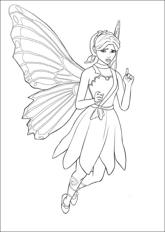 Dessin à colorier: Barbie (Dessins Animés) #27622 - Coloriages à Imprimer Gratuits