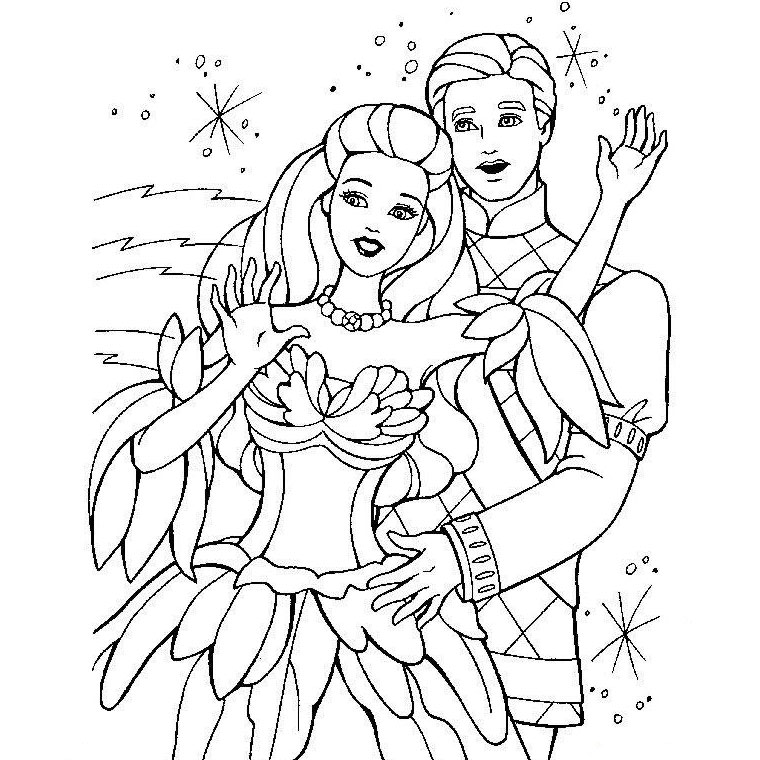 Dessin à colorier: Barbie (Dessins Animés) #27623 - Coloriages à Imprimer Gratuits