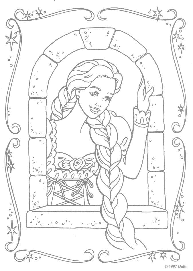 Dessin à colorier: Barbie (Dessins Animés) #27629 - Coloriages à Imprimer Gratuits