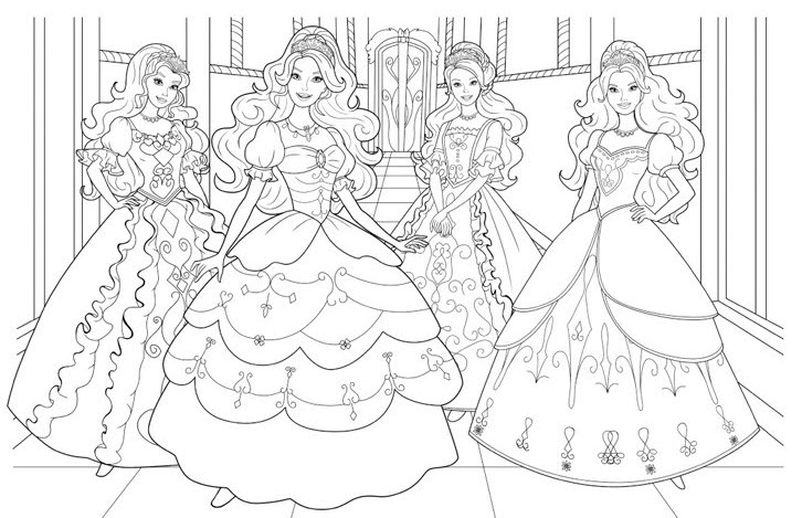 Dessin à colorier: Barbie (Dessins Animés) #27632 - Coloriages à Imprimer Gratuits