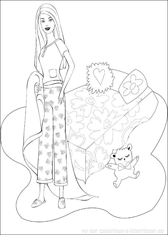 Dessin à colorier: Barbie (Dessins Animés) #27664 - Coloriages à Imprimer Gratuits