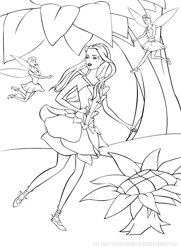 Dessin à colorier: Barbie (Dessins Animés) #27667 - Coloriages à Imprimer Gratuits