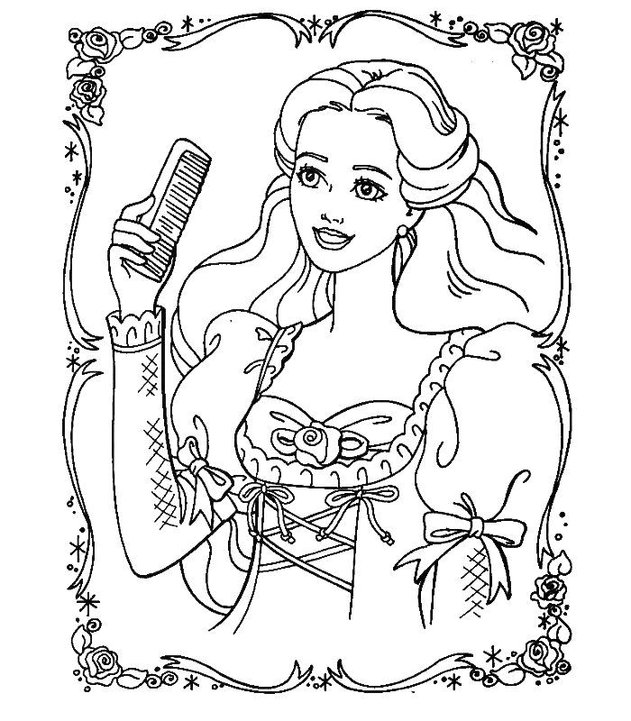 Dessin à colorier: Barbie (Dessins Animés) #27669 - Coloriages à Imprimer Gratuits