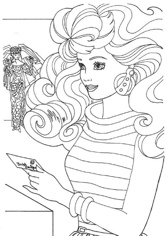 Dessin à colorier: Barbie (Dessins Animés) #27672 - Coloriages à Imprimer Gratuits