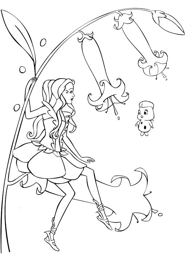 Dessin à colorier: Barbie (Dessins Animés) #27694 - Coloriages à Imprimer Gratuits