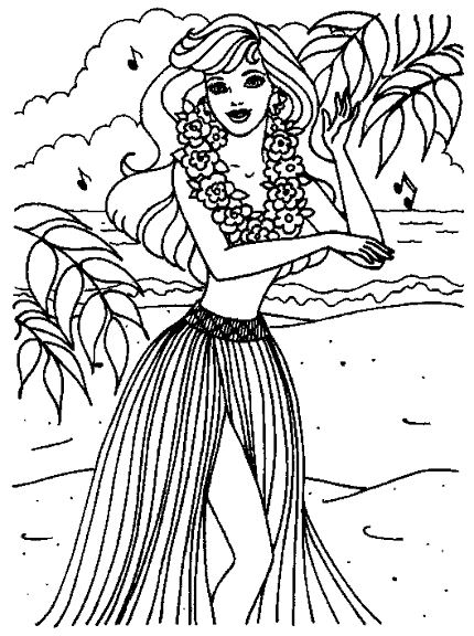 Dessin à colorier: Barbie (Dessins Animés) #27727 - Coloriages à Imprimer Gratuits