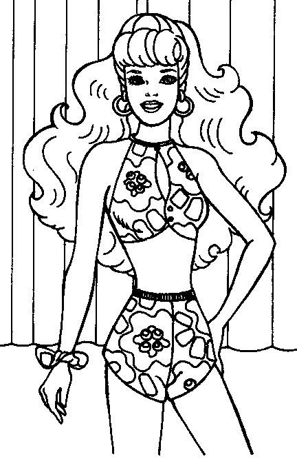 Dessin à colorier: Barbie (Dessins Animés) #27742 - Coloriages à Imprimer Gratuits