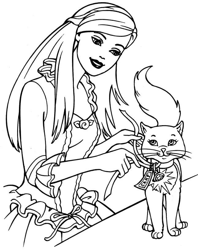 Dessin à colorier: Barbie (Dessins Animés) #27744 - Coloriages à Imprimer Gratuits