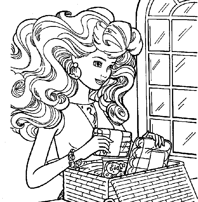 Dessin à colorier: Barbie (Dessins Animés) #27773 - Coloriages à Imprimer Gratuits