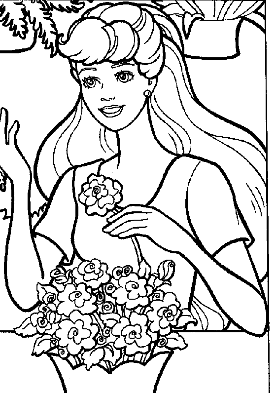 Dessin à colorier: Barbie (Dessins Animés) #27799 - Coloriages à Imprimer Gratuits