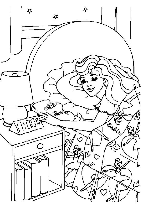 Dessin à colorier: Barbie (Dessins Animés) #27803 - Coloriages à Imprimer Gratuits