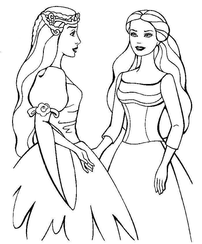 Dessin à colorier: Barbie (Dessins Animés) #27810 - Coloriages à Imprimer Gratuits