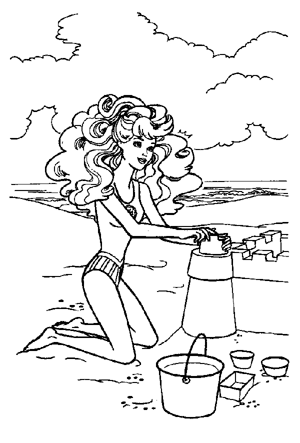 Dessin à colorier: Barbie (Dessins Animés) #27824 - Coloriages à Imprimer Gratuits