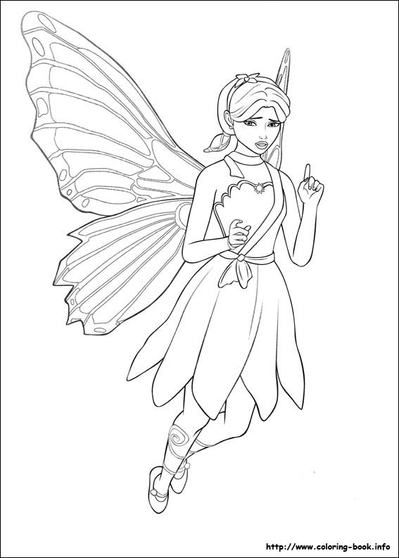 Dessin à colorier: Barbie (Dessins Animés) #27836 - Coloriages à Imprimer Gratuits