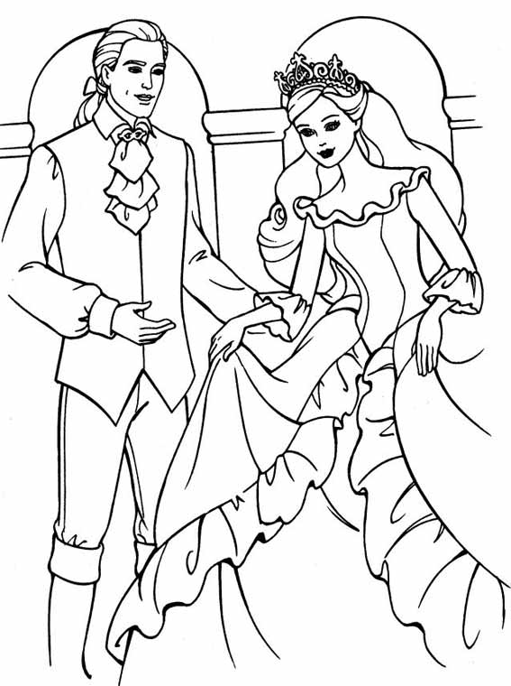 Dessin à colorier: Barbie (Dessins Animés) #27841 - Coloriages à Imprimer Gratuits