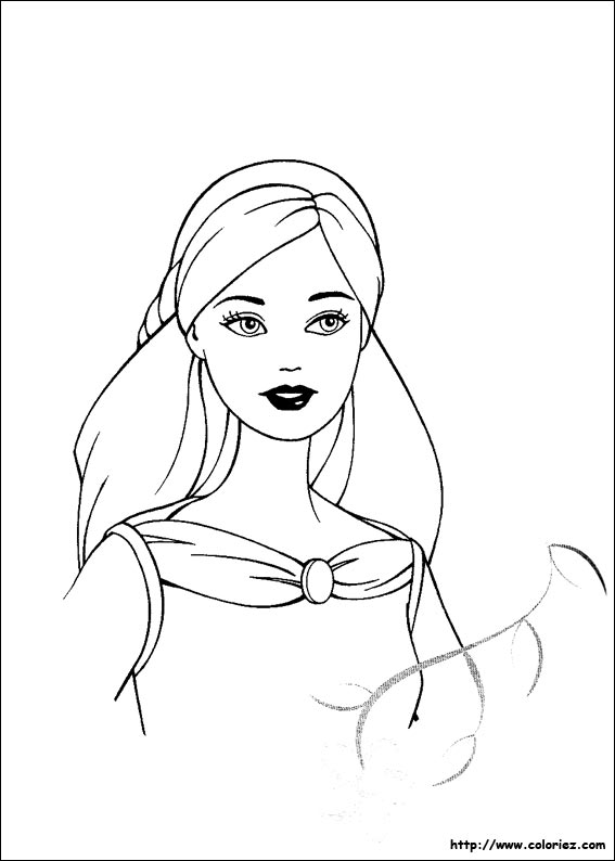 Dessin à colorier: Barbie (Dessins Animés) #27845 - Coloriages à Imprimer Gratuits