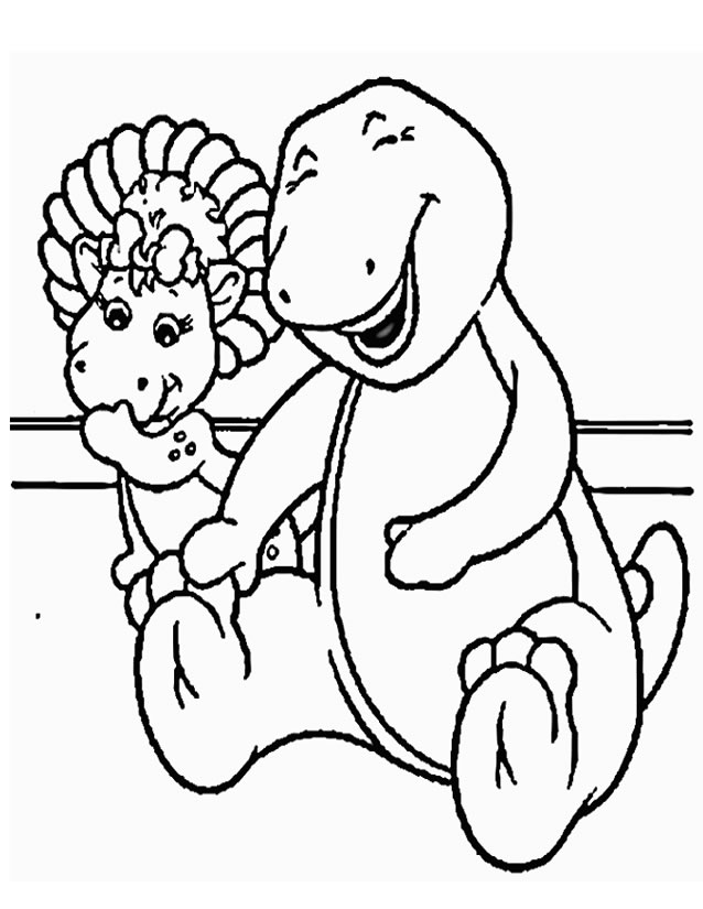 Dessin à colorier: Barney et ses amis (Dessins Animés) #40948 - Coloriages à Imprimer Gratuits