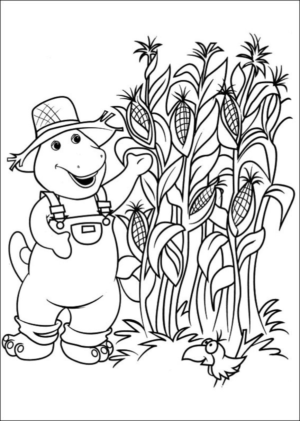 Dessin à colorier: Barney et ses amis (Dessins Animés) #41053 - Coloriages à Imprimer Gratuits