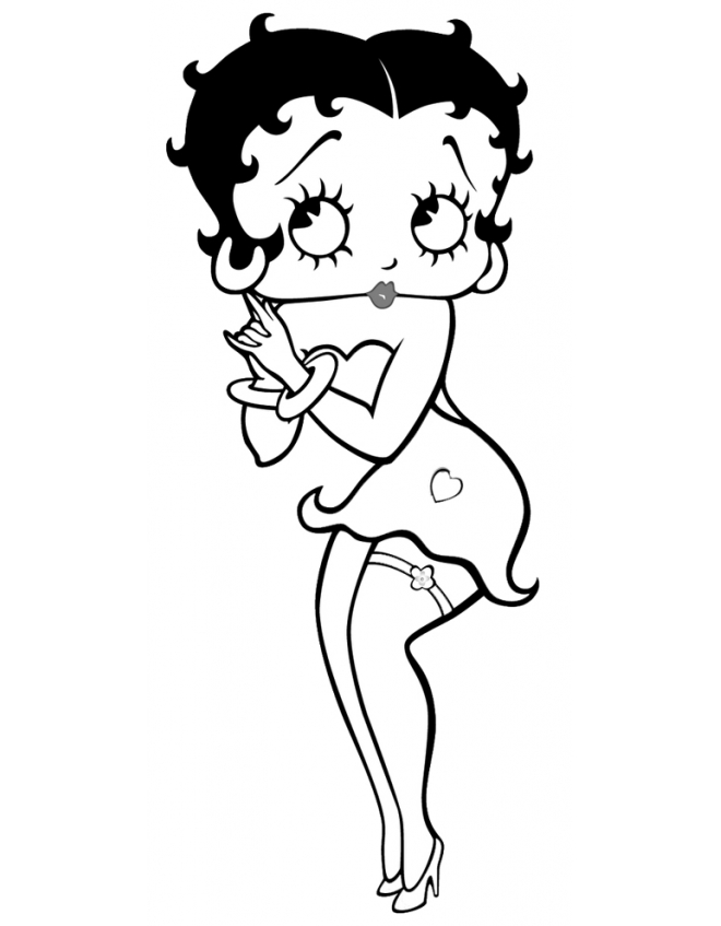 Coloriages Betty Boop Dessins Animés Page 4 Album De