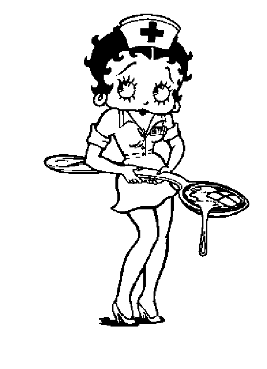 Dessin à colorier: Betty Boop (Dessins Animés) #26106 - Coloriages à Imprimer Gratuits