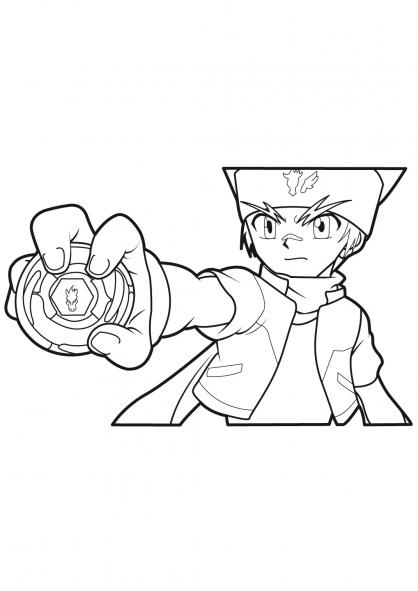 Dessin à colorier: Beyblade (Dessins Animés) #46804 - Coloriages à Imprimer Gratuits