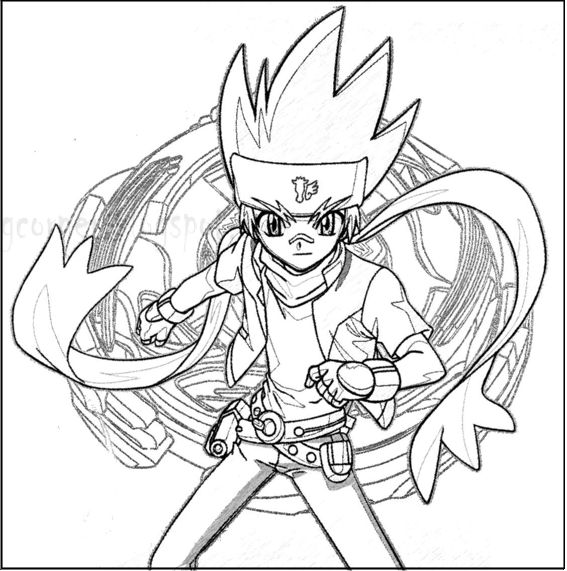 Dessin à colorier: Beyblade (Dessins Animés) #46819 - Coloriages à Imprimer Gratuits