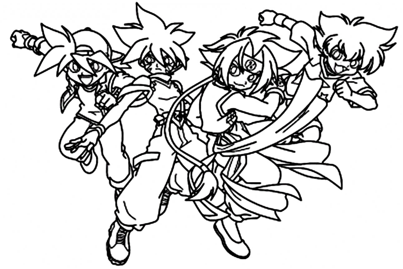 Dessin à colorier: Beyblade (Dessins Animés) #46830 - Coloriages à Imprimer Gratuits